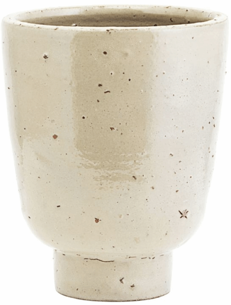 Urtepotte, beige, H15x22 cm