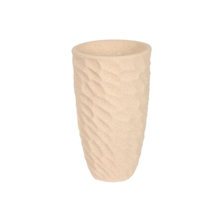 Urtepotte - beige glasfiber, skandinavisk, 36,5 × 36,5 × 63 cm