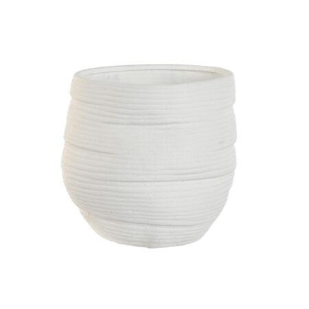 Urtepotte - hvid keramik, 29 × 29 × 27 cm