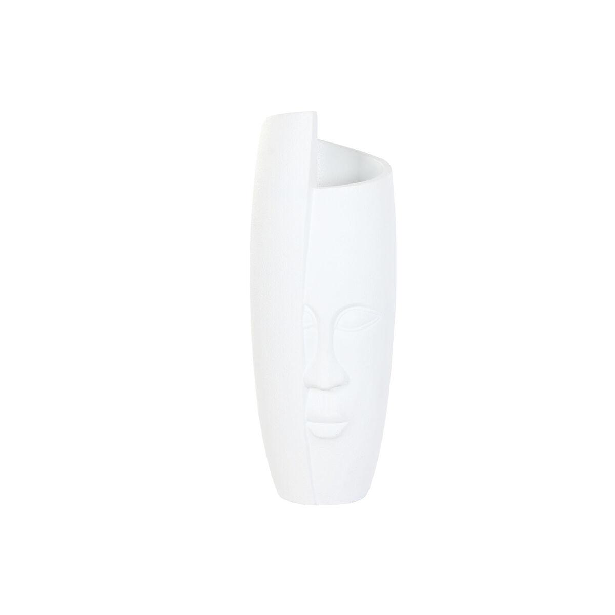 Urtepotte - hvid magnesium, moderne ansigt, 33 × 33 × 72 cm Urtepotte - hvid magnesium, moderne ansigt, 33 × 33 × 72 cm