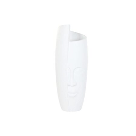 Urtepotte - hvid magnesium, moderne ansigt, 33 × 33 × 72 cm