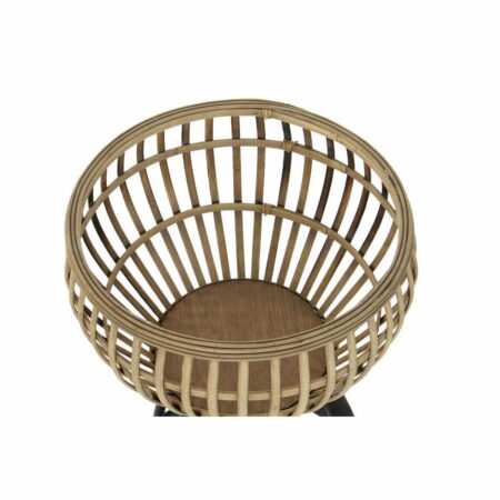 Urtepotte i bambus og metal, Bali - 41 × 41 × 68 cm