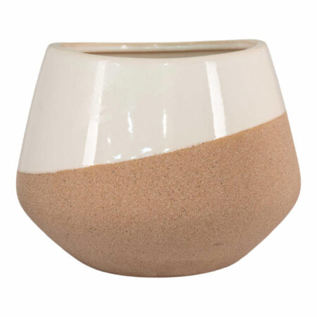 Urtepotte i keramik Ø20,5 cm, beige