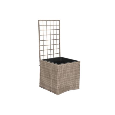 Urtepotte med espalier, polypropylen - 48 × 52 × 114 cm