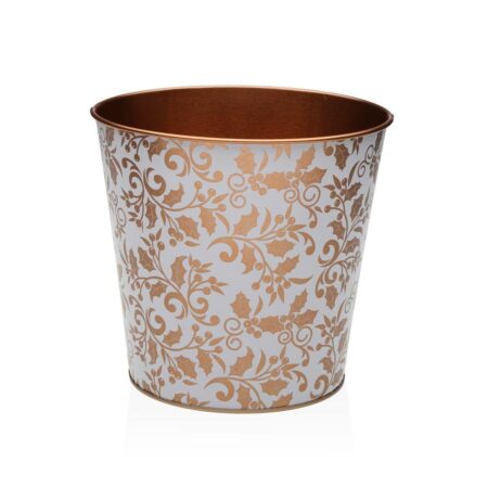 Urtepotte metal Versa Aurea - gylden, minimalistisk 17,5 × 16,5 × 17,5 cm