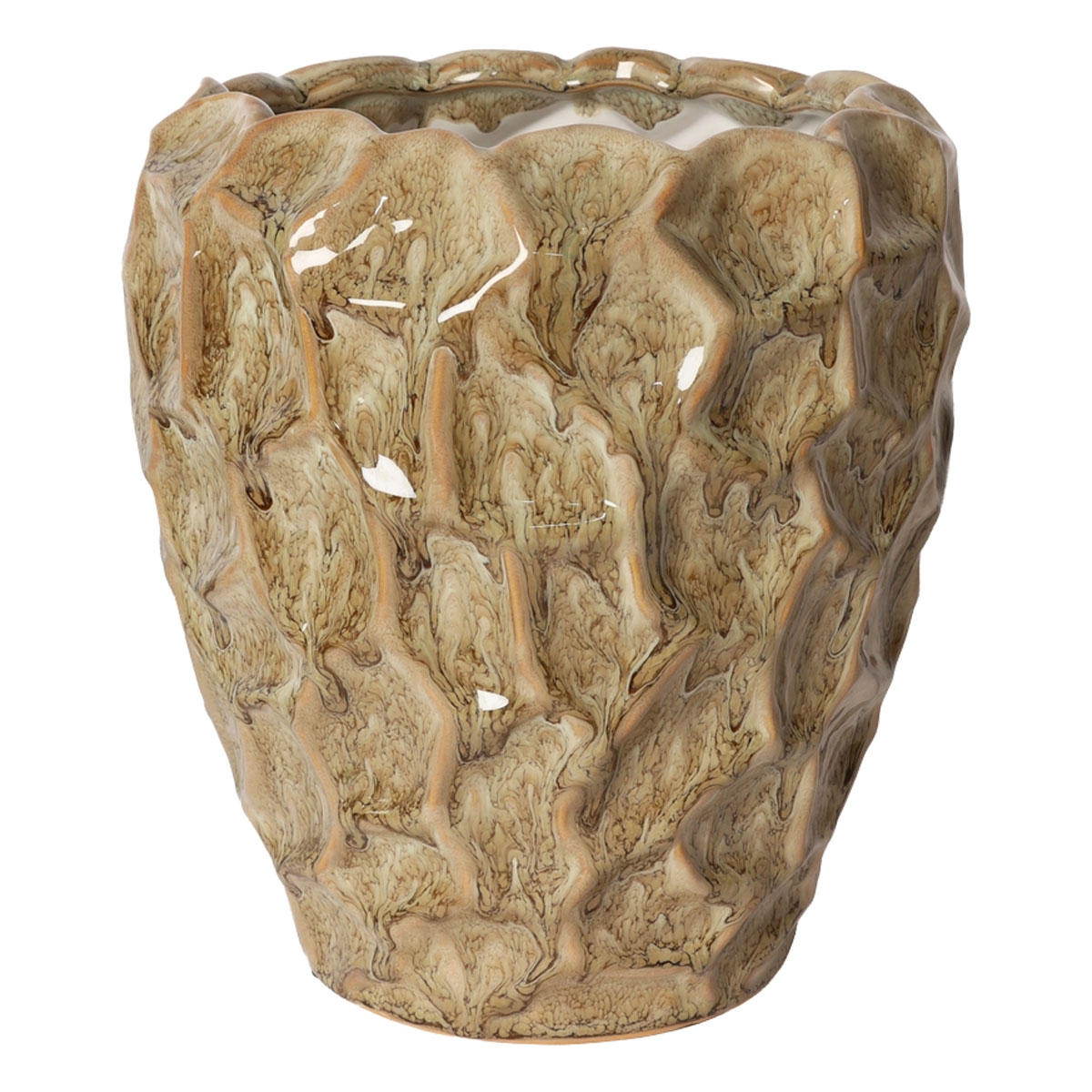 Urtepotte oliven ø22x25cm Urtepotte oliven ø22x25cm