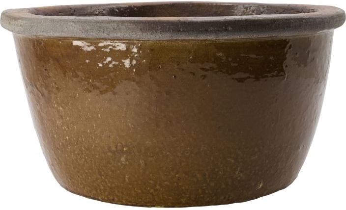 Urtepotte, sennepsgul, H37x17 cm Urtepotte, sennepsgul, H37x17 cm