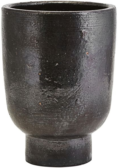 Urtepotte, sort, H15x22 cm
