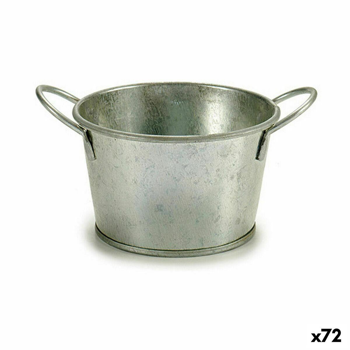 Urtepotte zink spand sølv - Ibergarden, 17,8 × 8 × 12,3 cm, 500 ml (72 stk.) Urtepotte zink spand sølv - Ibergarden, 17,8 × 8 × 12,3 cm, 500 ml (72 stk.)