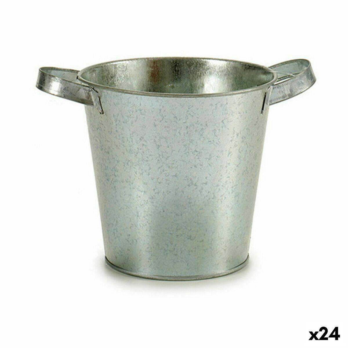 Urtepotte zink spand sølv - Ibergarden 20 × 14 × 16,2 cm (24 stk) Urtepotte zink spand sølv - Ibergarden 20 × 14 × 16,2 cm (24 stk)