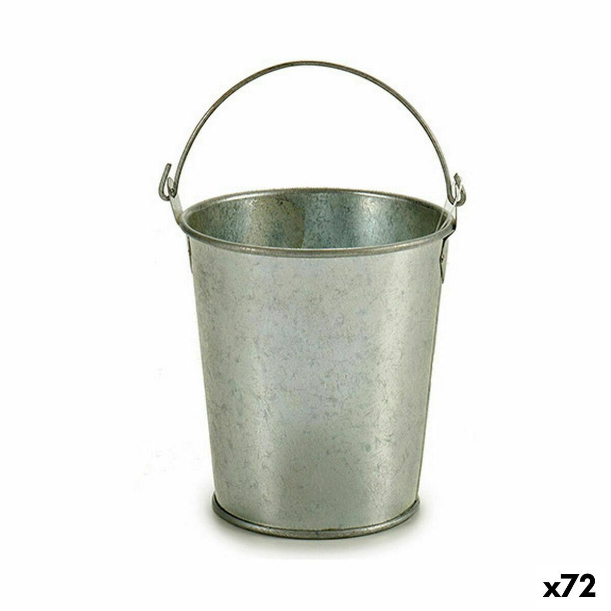 Urtepotte zink spand sølvfarvet - Ibergarden (72 stk) Urtepotte zink spand sølvfarvet - Ibergarden (72 stk)