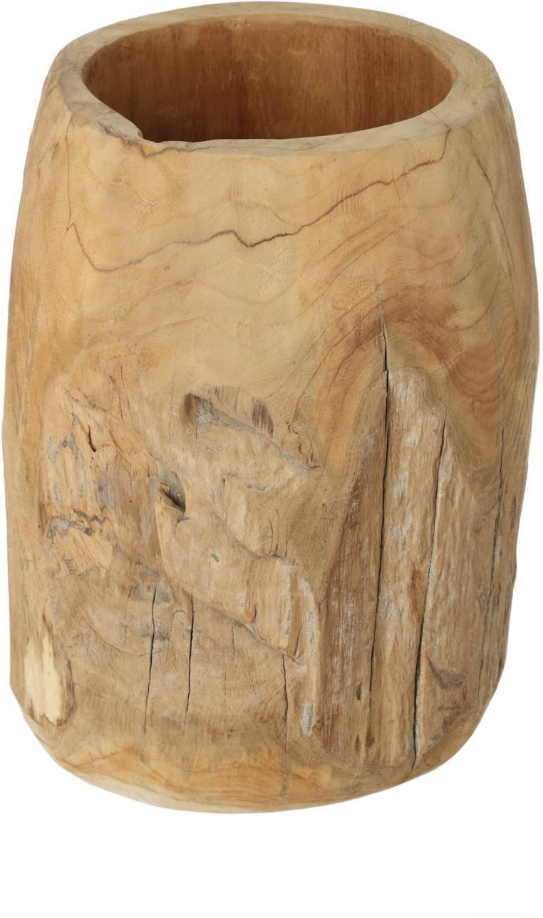Urtepotte/Plantepotte Kave Home Oriole i massivt teaktræ rustik natur 40x35x35 cm Urtepotte/Plantepotte Kave Home Oriole i massivt teaktræ rustik natur 40x35x35 cm