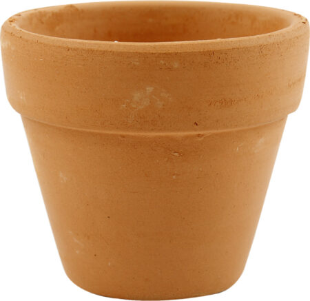 Urtepotter - Teracotta - H 6,5 Cm - ø 7 Cm - Kasse Med 24 Stk