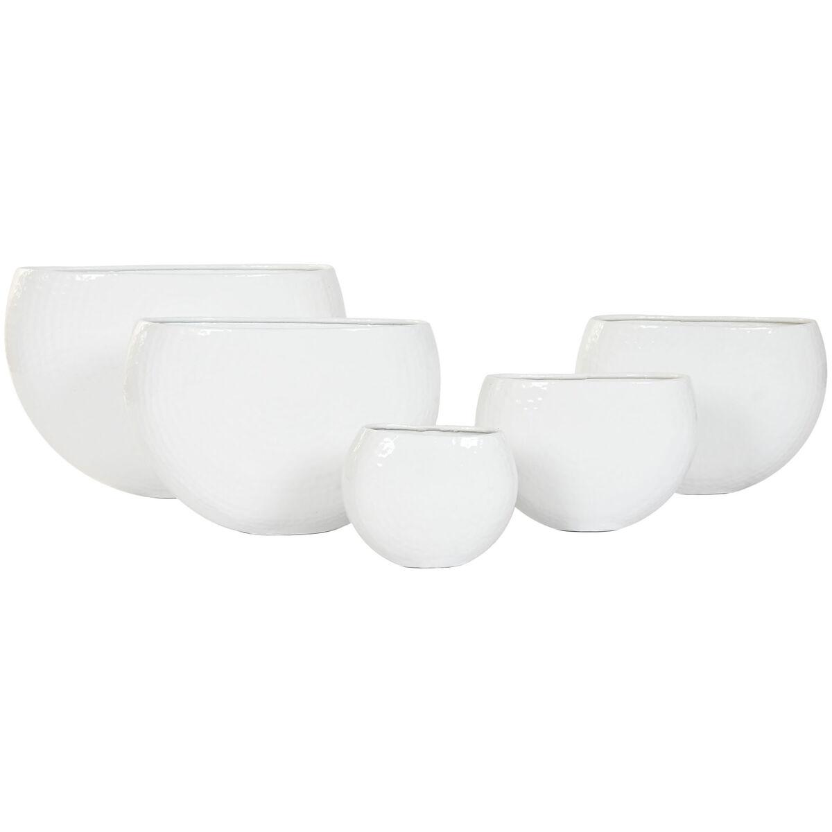 Urtepotter - hvid aluminium, sæt á 5 (54 × 24/25 × 36 cm) Urtepotter - hvid aluminium, sæt á 5 (54 × 24/25 × 36 cm)