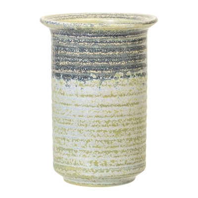 VASE GRØN STENTØJ 10X14CM BEGRÆNSET ANTAL