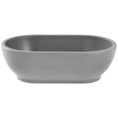VEGA Skål Kanas oval; 50cl, 17.6x10.8x5.5 cm (LxBxH); Grå; Oval; 6 stk. / Forpakning
