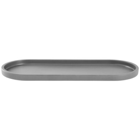 VEGA Tallerken Kanas oval; 32.4x13.3x1.8 cm (LxBxH); Grå; Oval; 6 stk. / Forpakning