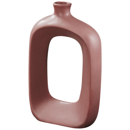 VEGA Vase Esila mellem; 14.6x5.2x23.4 cm (LxBxH); Marsala; Rektangulær