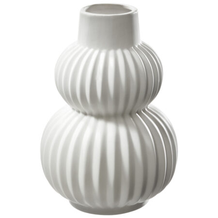 VEGA Vase Lilia; 14.1x20.1 cm (ØxH); Hvid; Rund