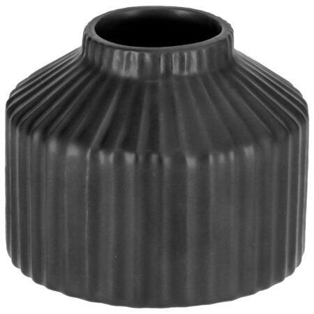 VEGA Vase Milo; 12.5x9.8 cm (ØxH); Sort