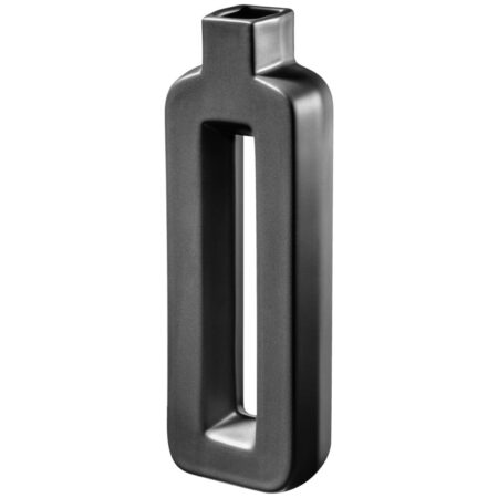 VEGA Vase Soraya; 10x5x29.3 cm (LxBxH); Sort; Rektangulær