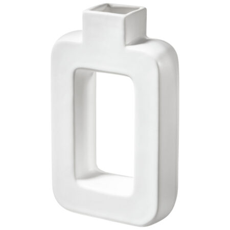 VEGA Vase Soraya; 12.3x4.5x20.2 cm (LxBxH); Hvid