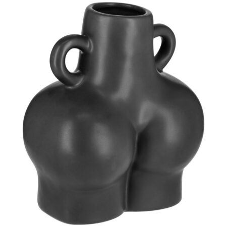 VEGA Vase Tamo; 16.5x11.8x19 cm (LxBxH); Sort