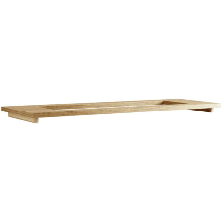 VEGA indsats til blomsterkasse Diviso II.; 25x3.6x80 cm (BxHxD); Eg