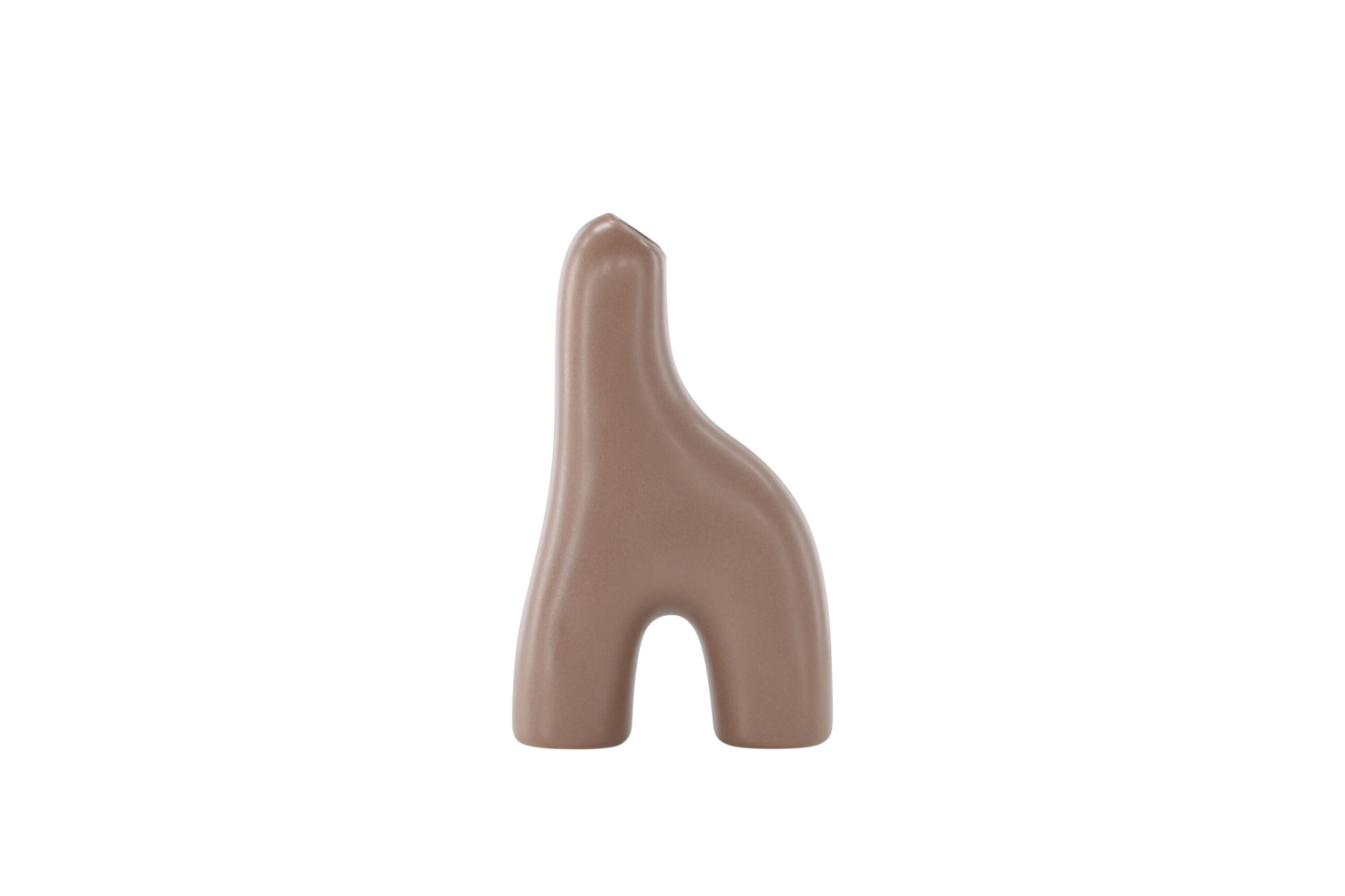 VENTURE DESIGN Aya vase - brun stentøj (9x4x16H) VENTURE DESIGN Aya vase - brun stentøj (9x4x16H)