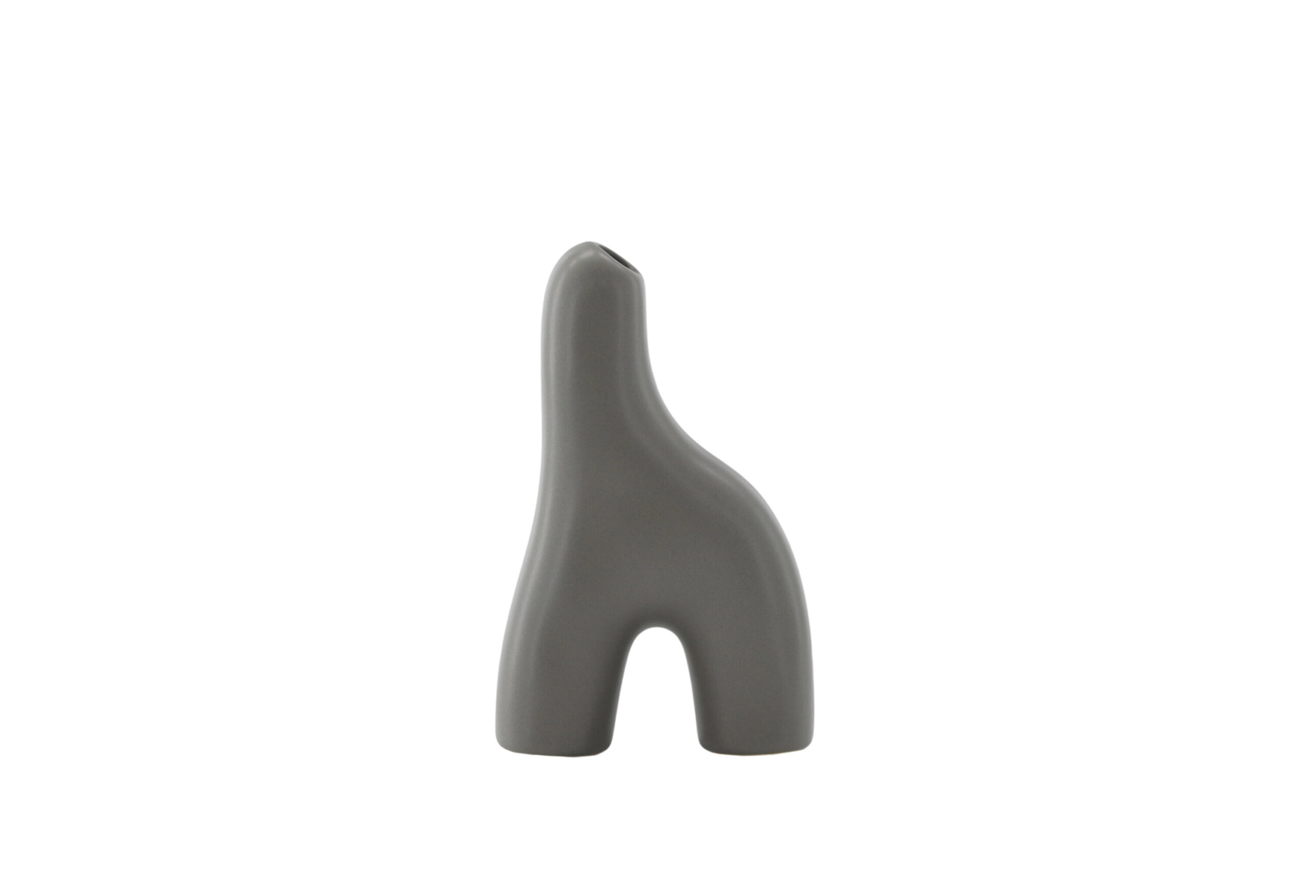 VENTURE DESIGN Aya vase - mørkegrå stentøj (9x4x16H) VENTURE DESIGN Aya vase - mørkegrå stentøj (9x4x16H)