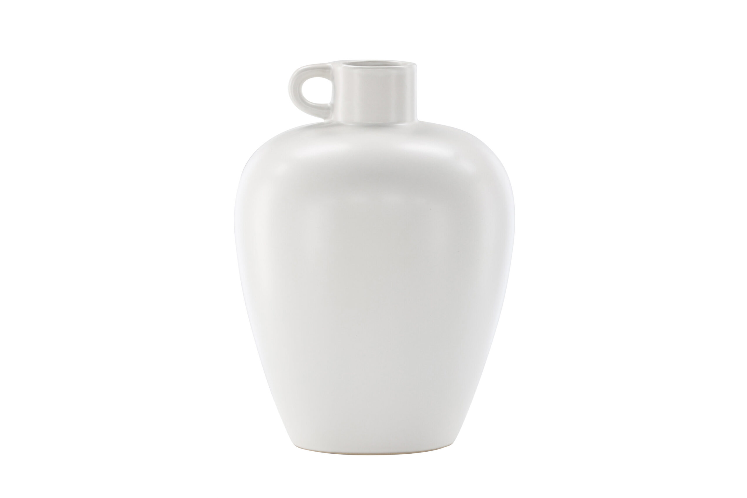 VENTURE DESIGN Cent vase, rund - offwhite stentøj (24x24x33) VENTURE DESIGN Cent vase, rund - offwhite stentøj (24x24x33)