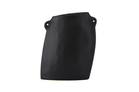 VENTURE DESIGN Hie vase, m. 2 hanke - matsort stentøj (14x5x21H)