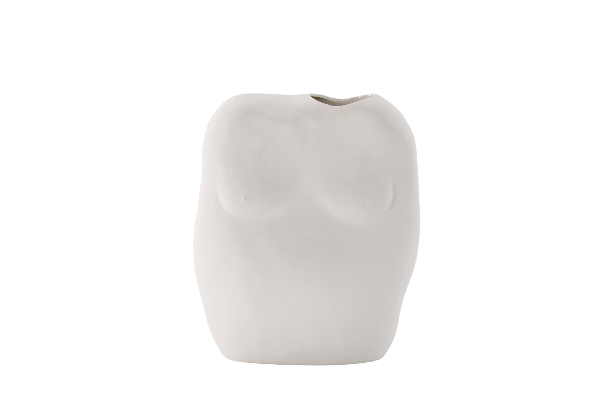 VENTURE DESIGN Romie vase - offwhite stentøj (24x14x28H) VENTURE DESIGN Romie vase - offwhite stentøj (24x14x28H)
