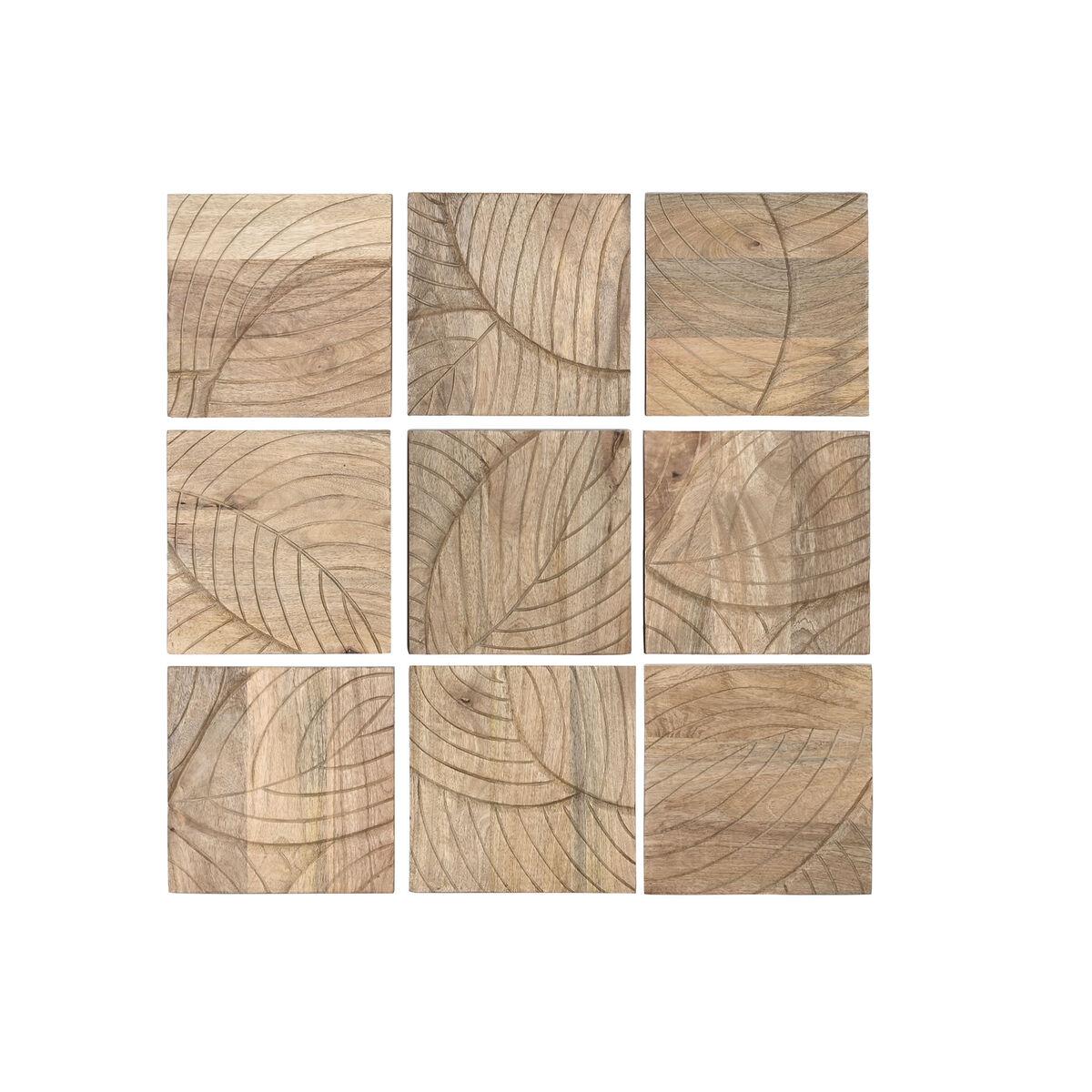 Vægdekoration Home ESPRIT Natur Moderne Blad af en plante 90 x 3 x 90 cm (9 Dele) Vægdekoration Home ESPRIT Natur Moderne Blad af en plante 90 x 3 x 90 cm (9 Dele)