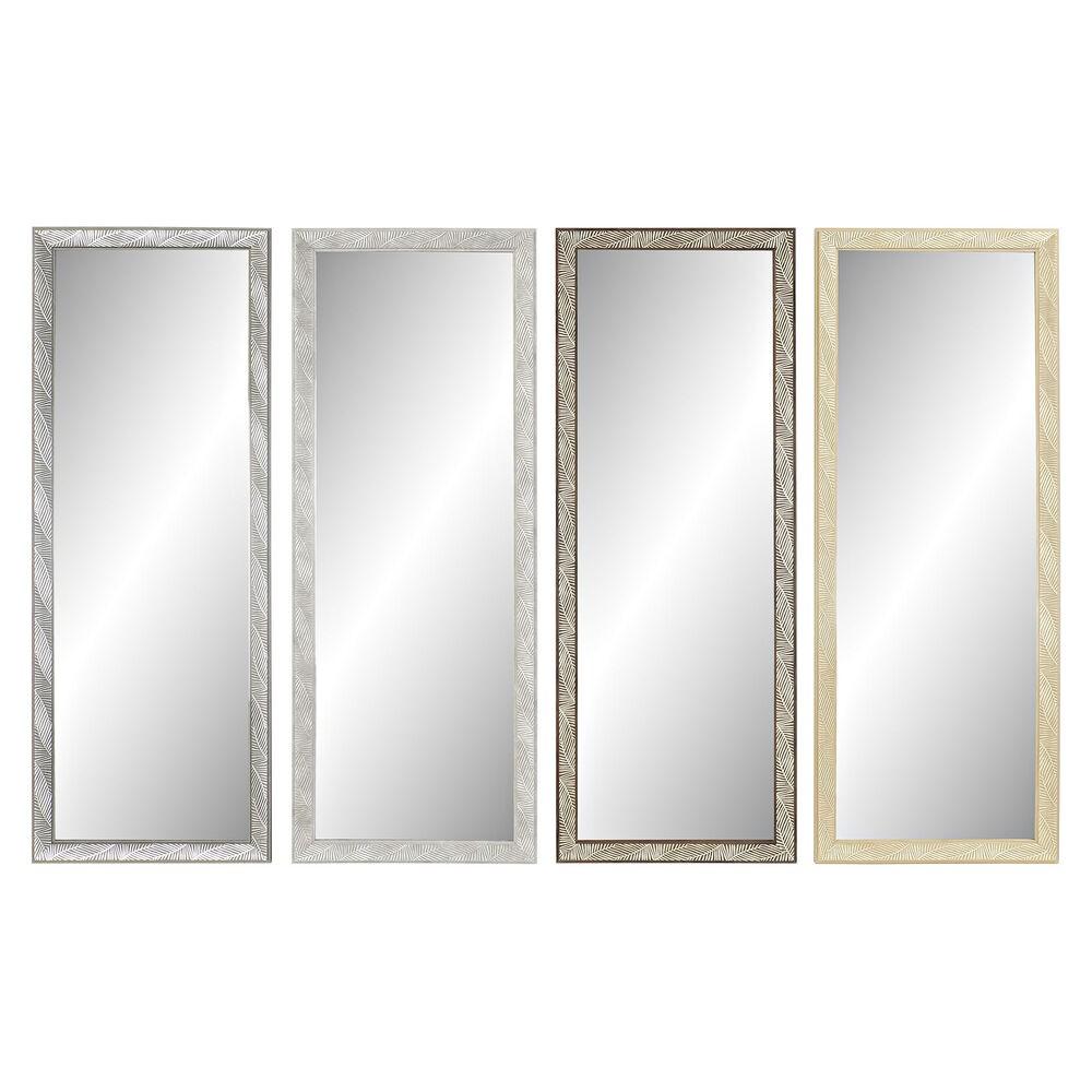 Vægspejl 36 x 2 x 95,5 cm Krystal Natur Grå Brun Hvid polystyren Tropisk Blad af en plante (4 Dele) Vægspejl 36 x 2 x 95,5 cm Krystal Natur Grå Brun Hvid polystyren Tropisk Blad af en plante (4 Dele)