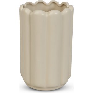 Vas Ribb H23 cm - Beige