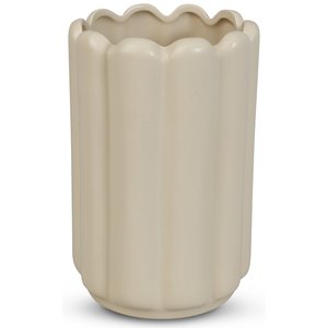 Vas Ribb H23 cm - Beige