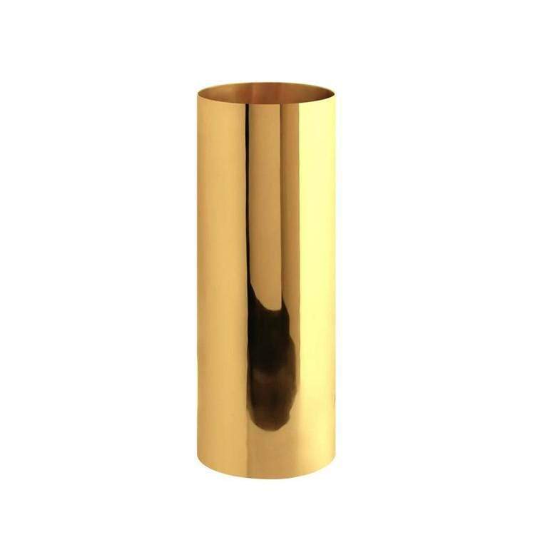Vas cylinder i mässing 18 cm Vas cylinder i mässing 18 cm