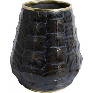 Vas sköldpadda H24 cm - Svart