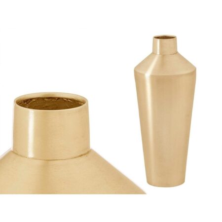 Vase 10219-MG - gylden jern, 19 × 50 × 19 cm