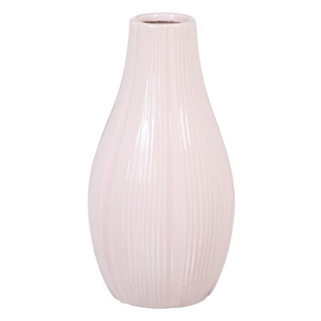 Vase 13 x 13 x 25,5 cm Keramik Pink