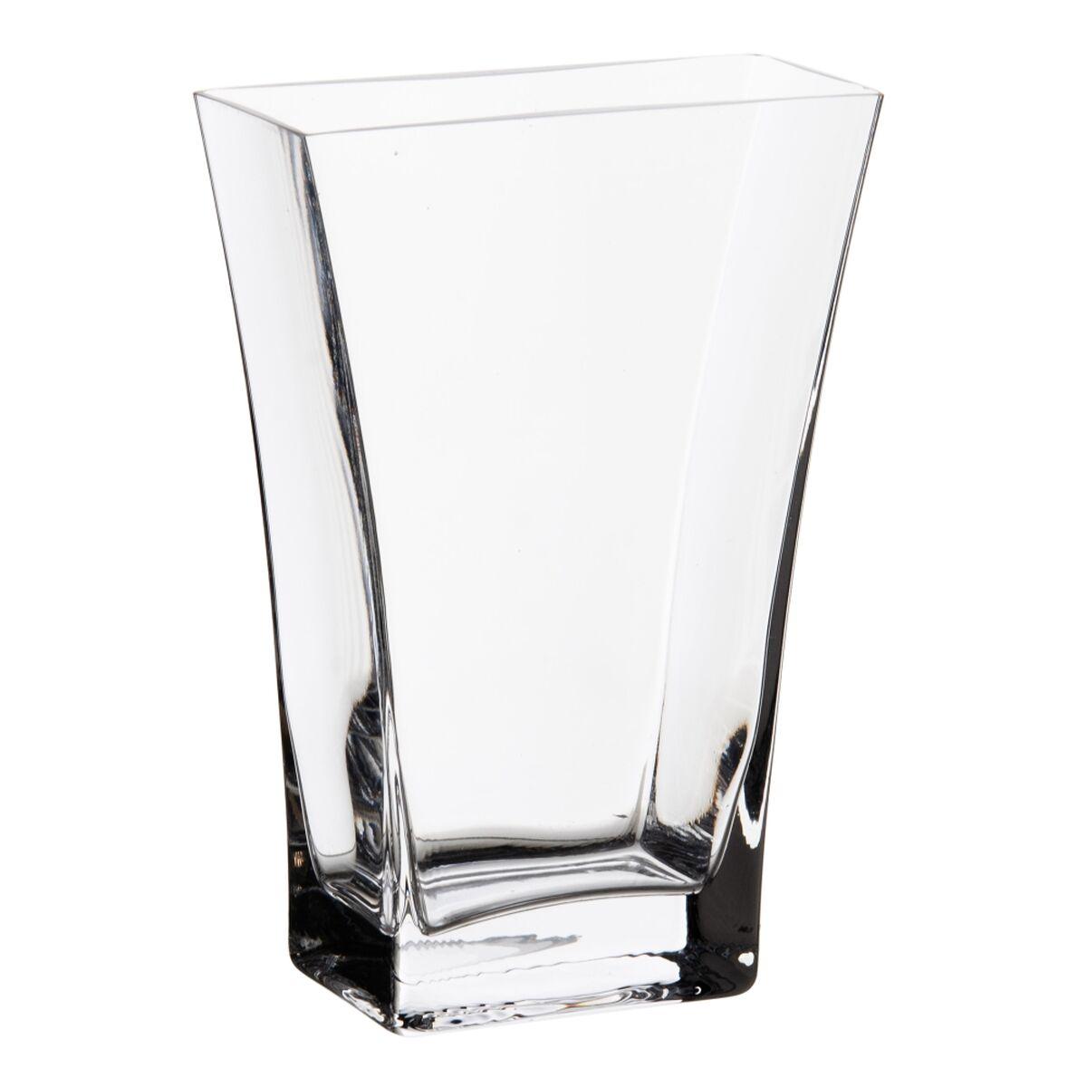 Vase 14 x 6 x 20 cm Krystal Gennemsigtig Vase 14 x 6 x 20 cm Krystal Gennemsigtig