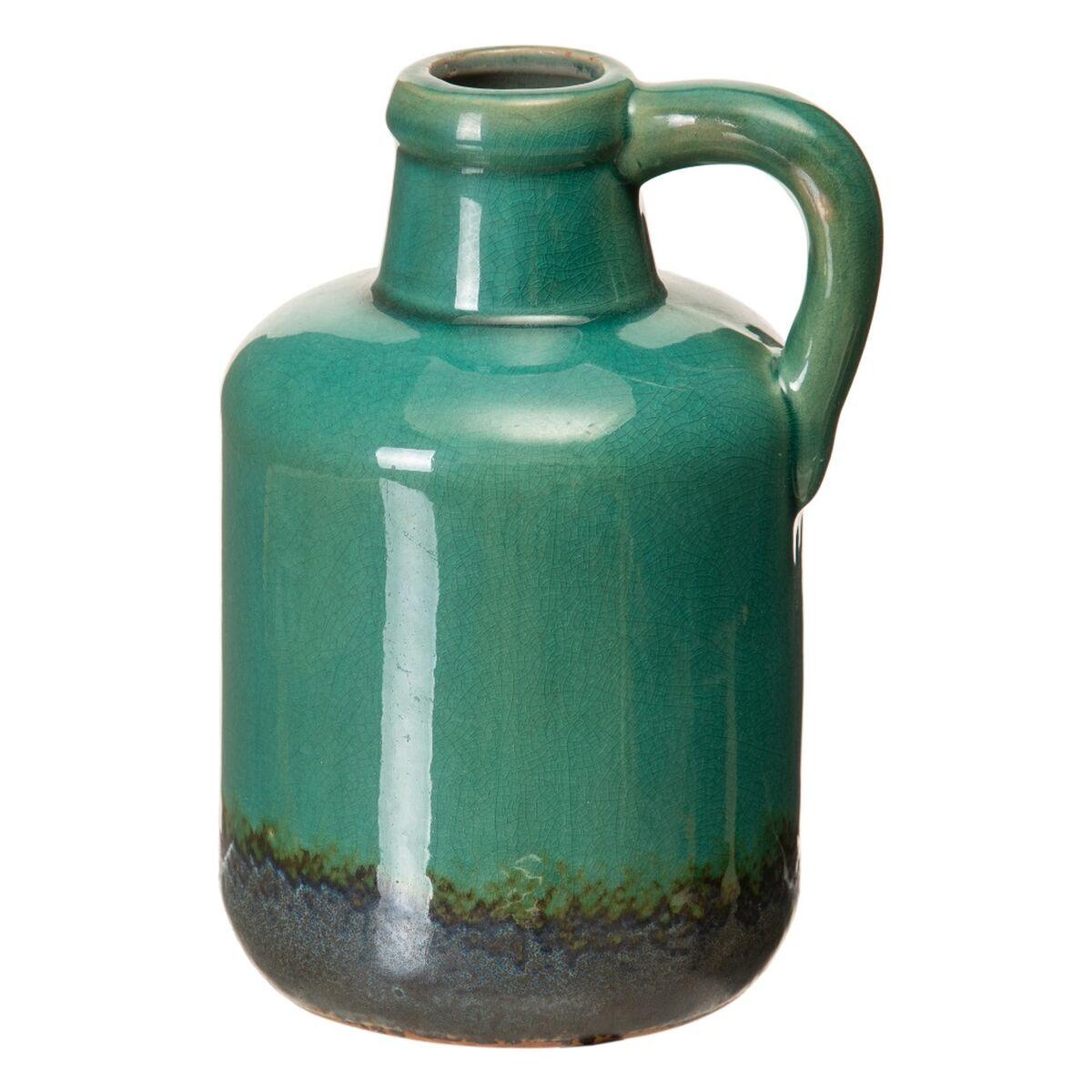 Vase 14,5 x 14,5 x 23 cm Keramik Mørkeblå Vase 14,5 x 14,5 x 23 cm Keramik Mørkeblå