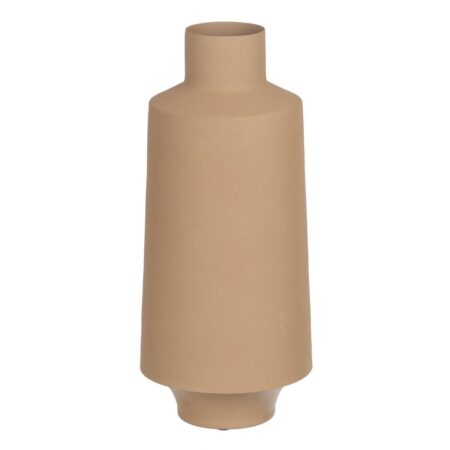 Vase 18 x 18 x 43,5 cm Beige Jern