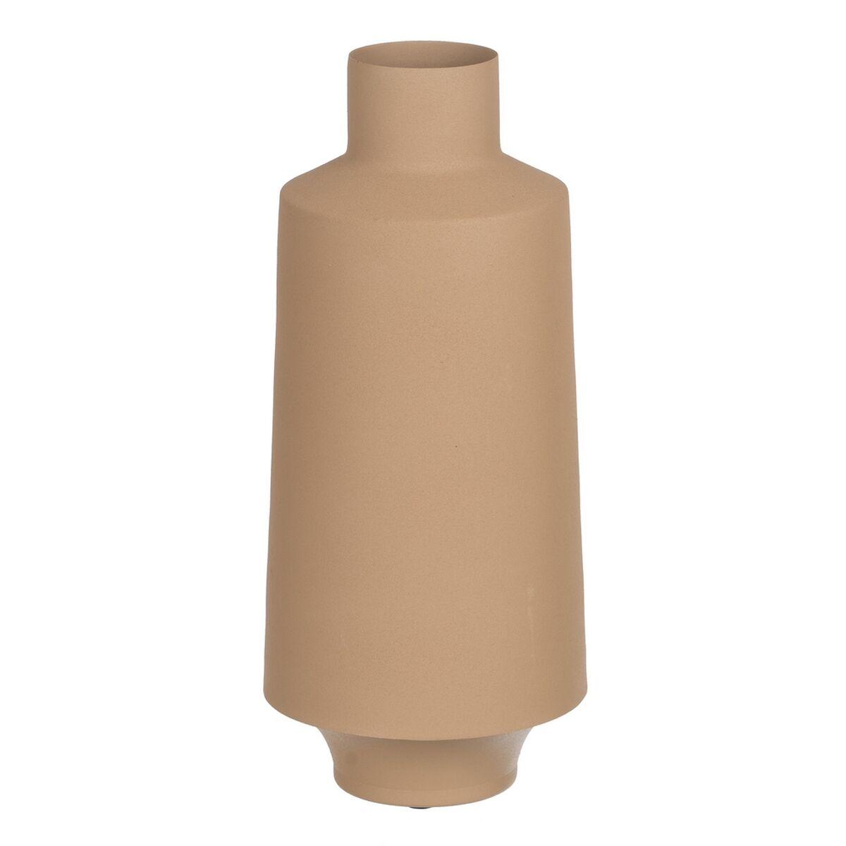 Vase 18 x 18 x 43,5 cm Beige Jern Vase 18 x 18 x 43,5 cm Beige Jern