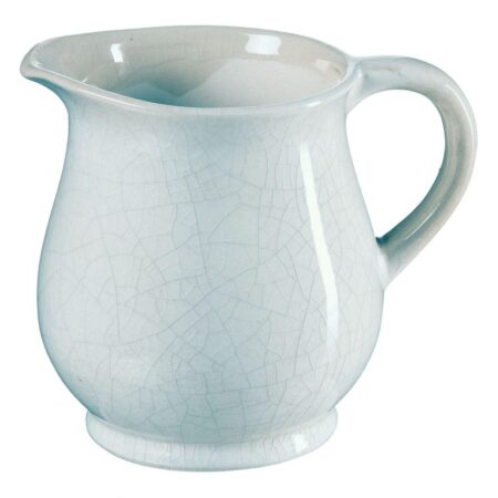 Vase 20 x 15 x 17,5 cm Keramik Turkisblå