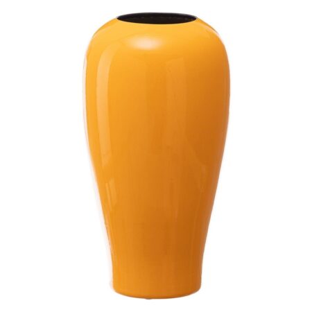 Vase 21,5 x 21,5 x 41 cm Keramik Gul