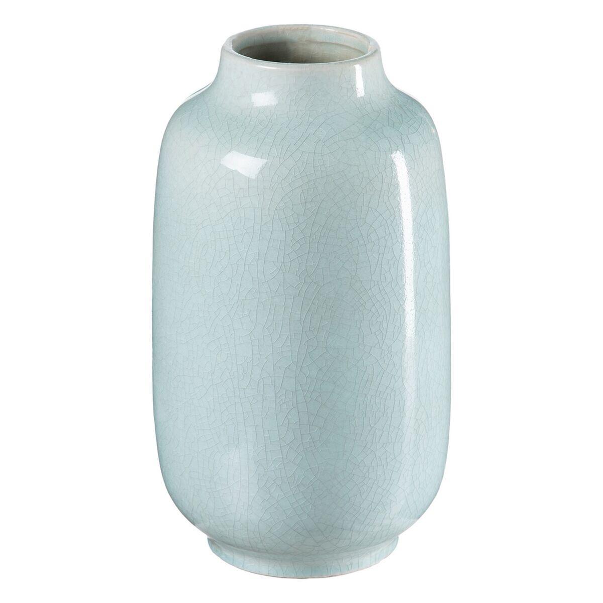 Vase 22,5 x 22,5 x 39,5 cm Keramik Turkisblå Vase 22,5 x 22,5 x 39,5 cm Keramik Turkisblå