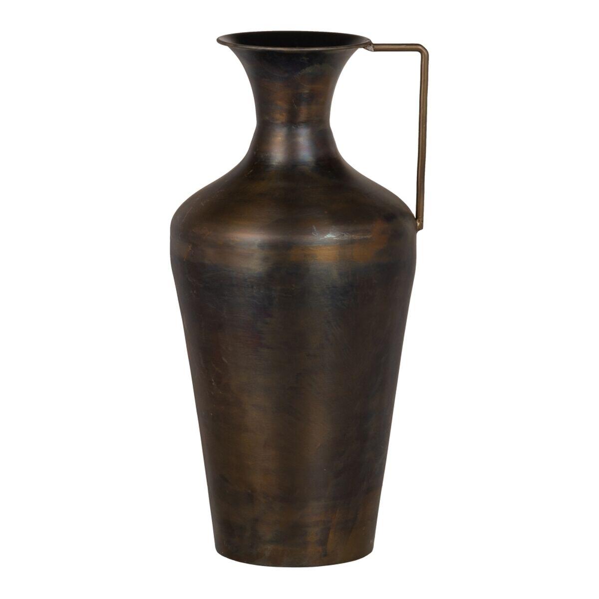 Vase 24 x 24 x 50 cm Gylden Metal Vase 24 x 24 x 50 cm Gylden Metal