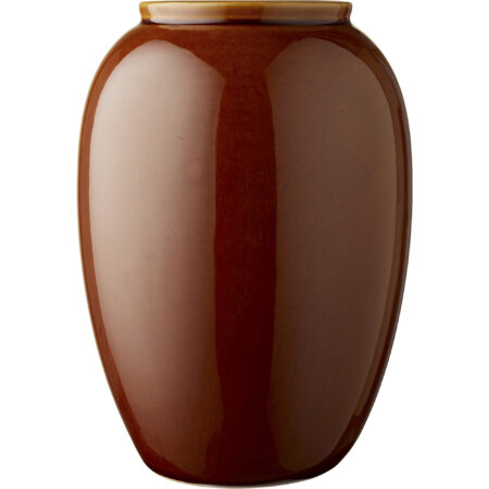 Vase 25 cm amber